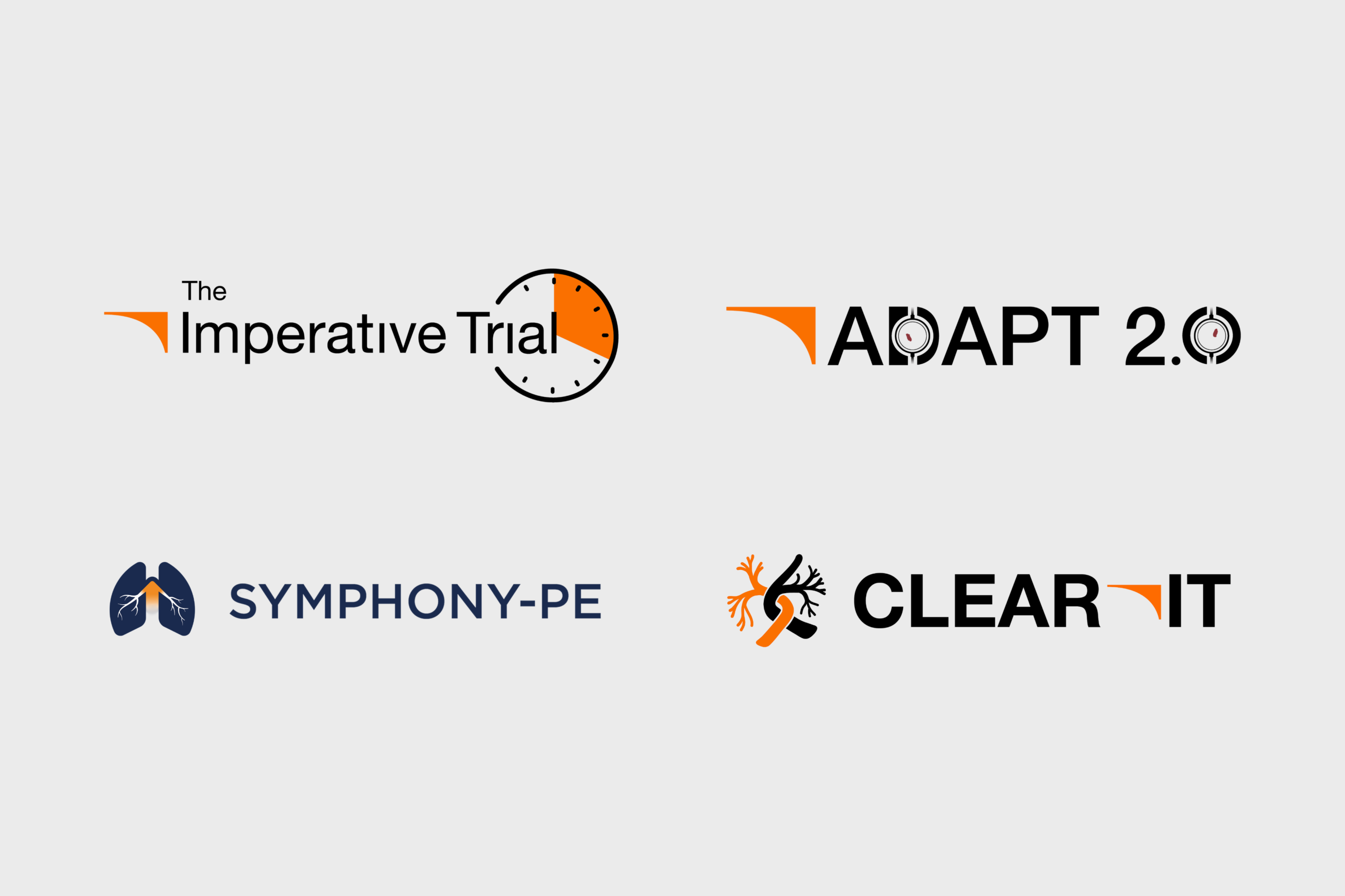 Logos of the Imperative Trial, ADAPT 2.0, SYMPHONY-PE and CLEAR IT studies